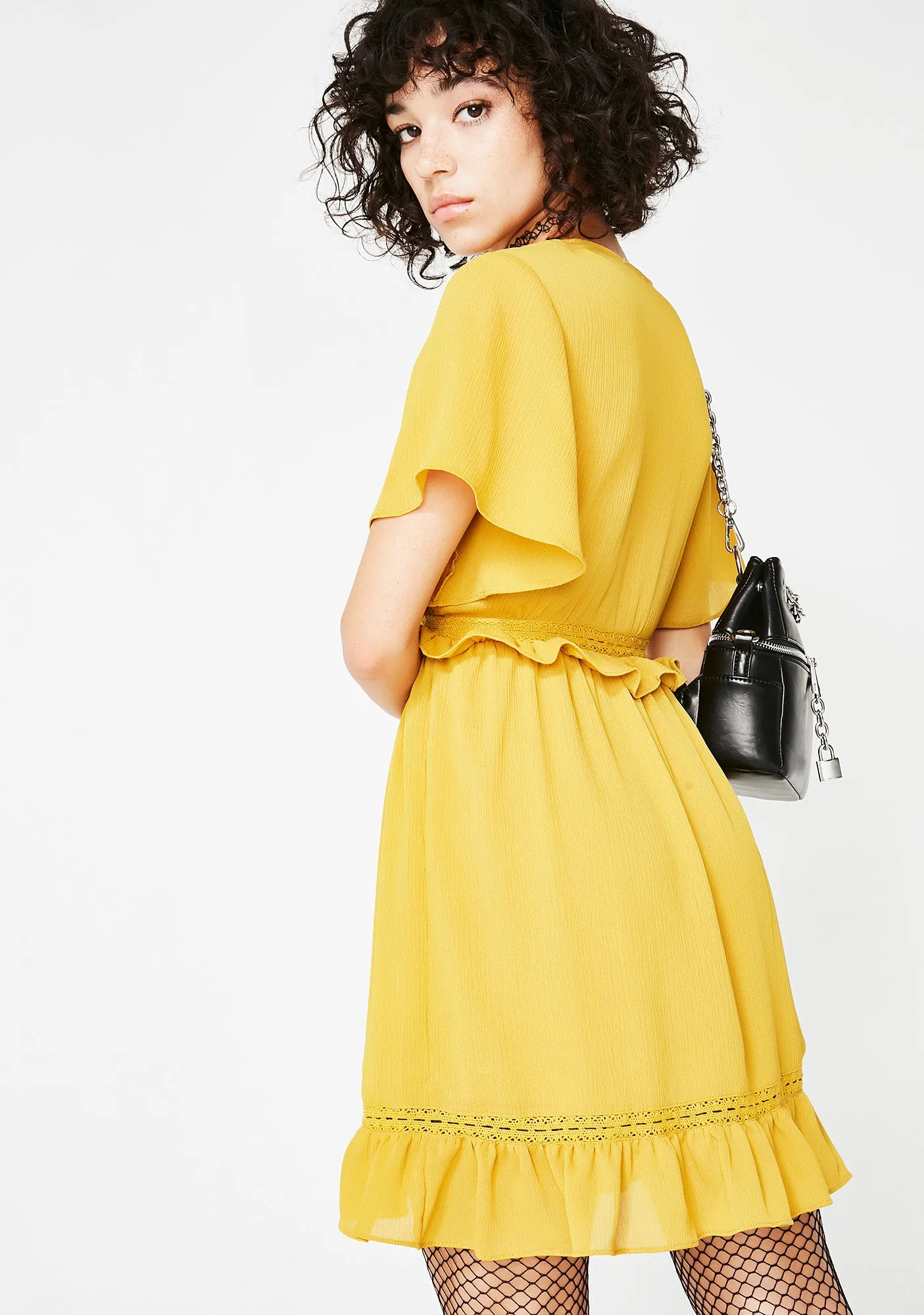 Wind Ya Hips Ruffle Dress sold by Dolls Kill product image thumbnail 4