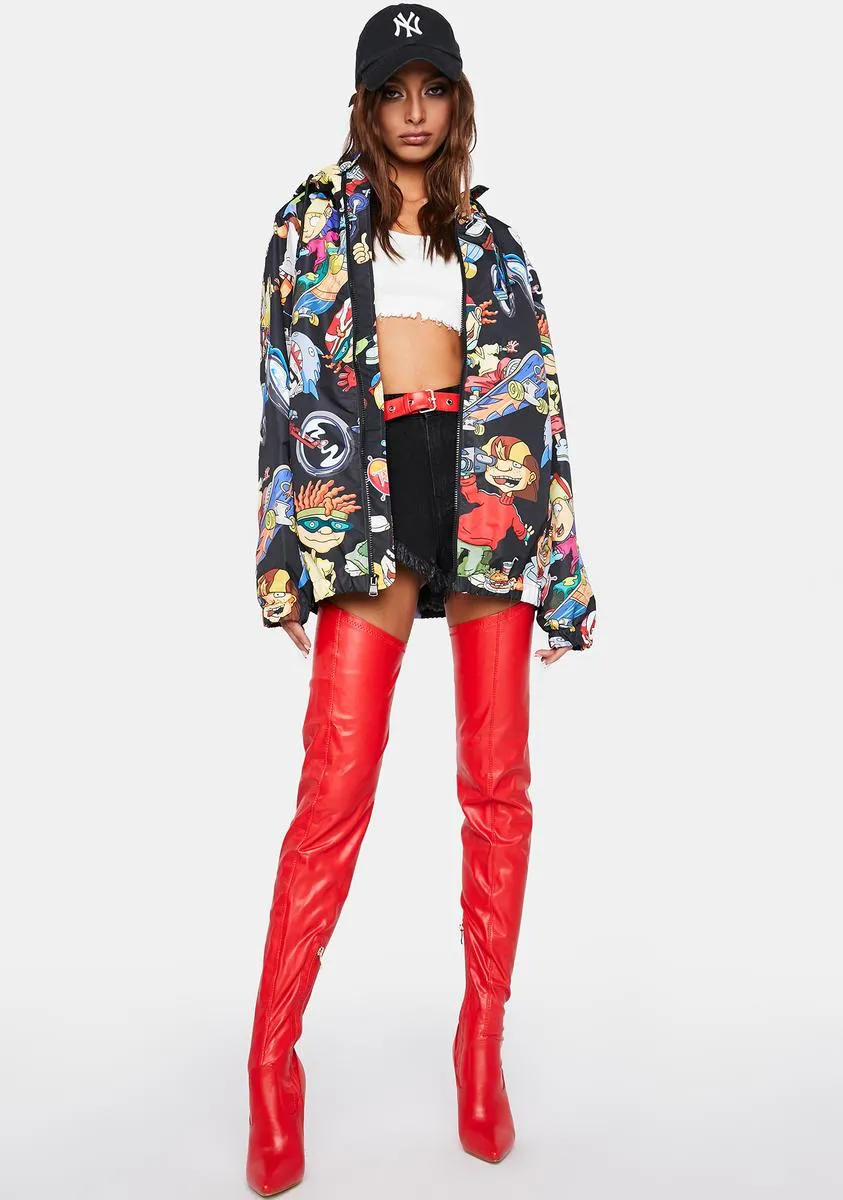 Rocket Power Windbreaker sold by Dolls Kill product image thumbnail 3