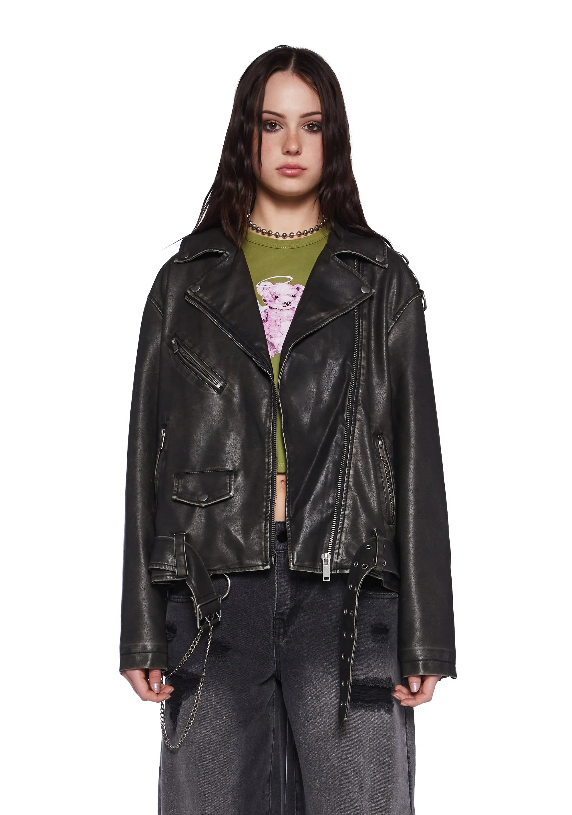 Born To Ride Moto Jacket sold by Dolls Kill