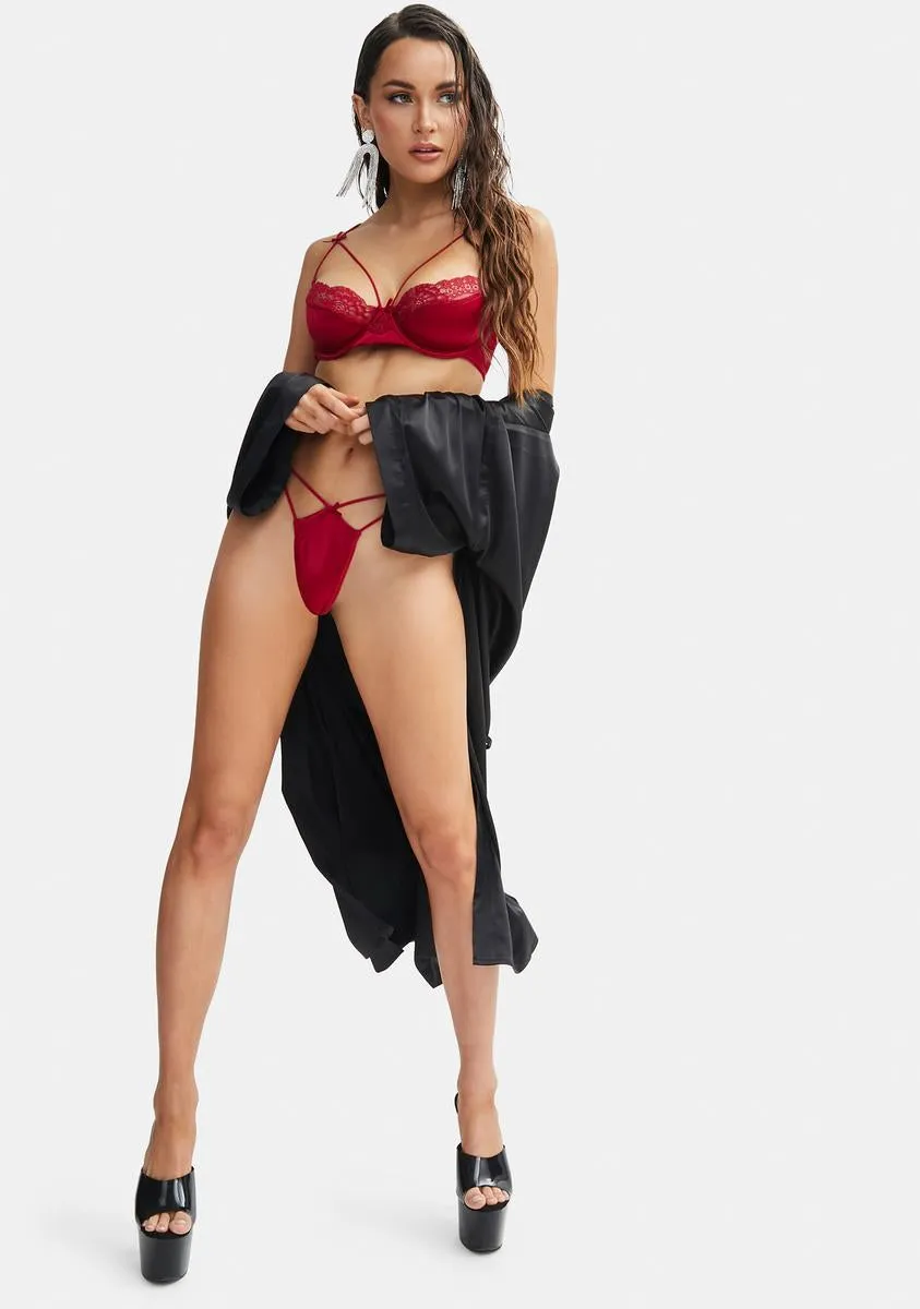 Stella Satin Lingerie Set sold by Dolls Kill product image thumbnail 3