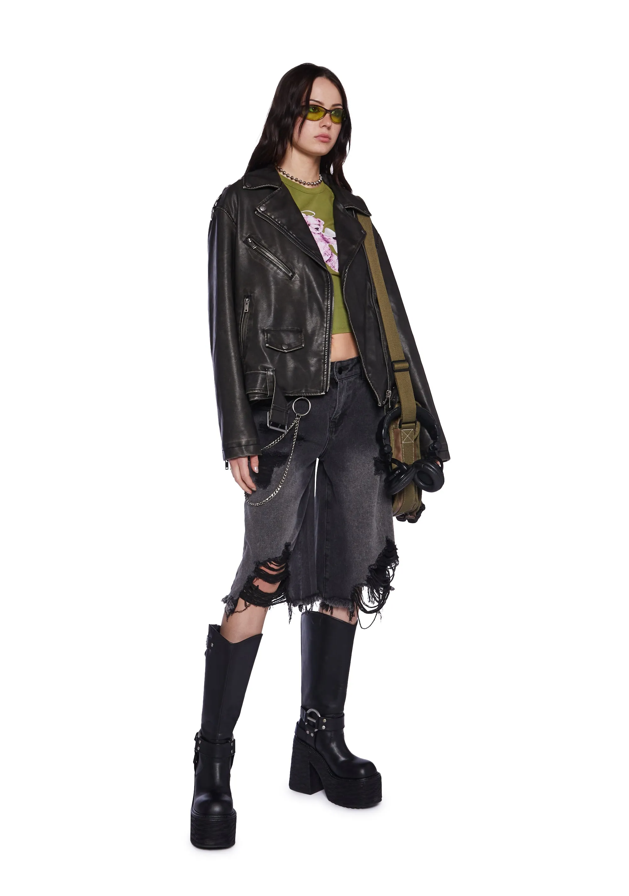 Born To Ride Moto Jacket sold by Dolls Kill product image thumbnail 3