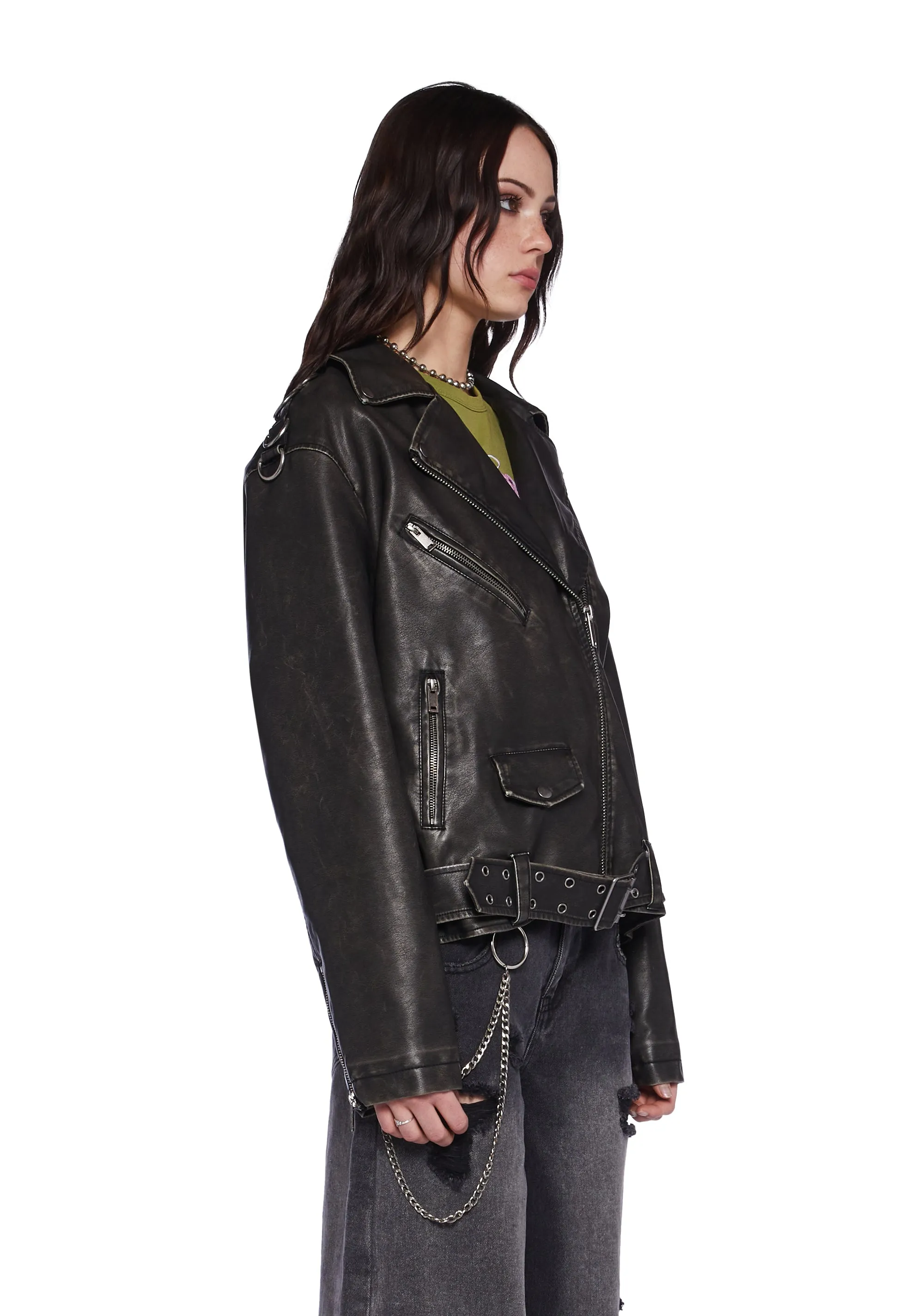 Born To Ride Moto Jacket sold by Dolls Kill product image thumbnail 5