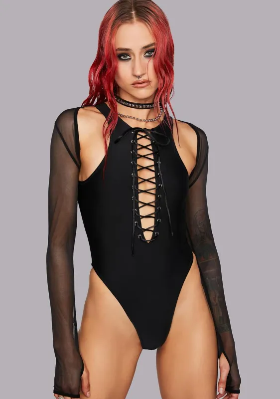 From The Depths Swimsuit & Shrug Set sold by Dolls Kill