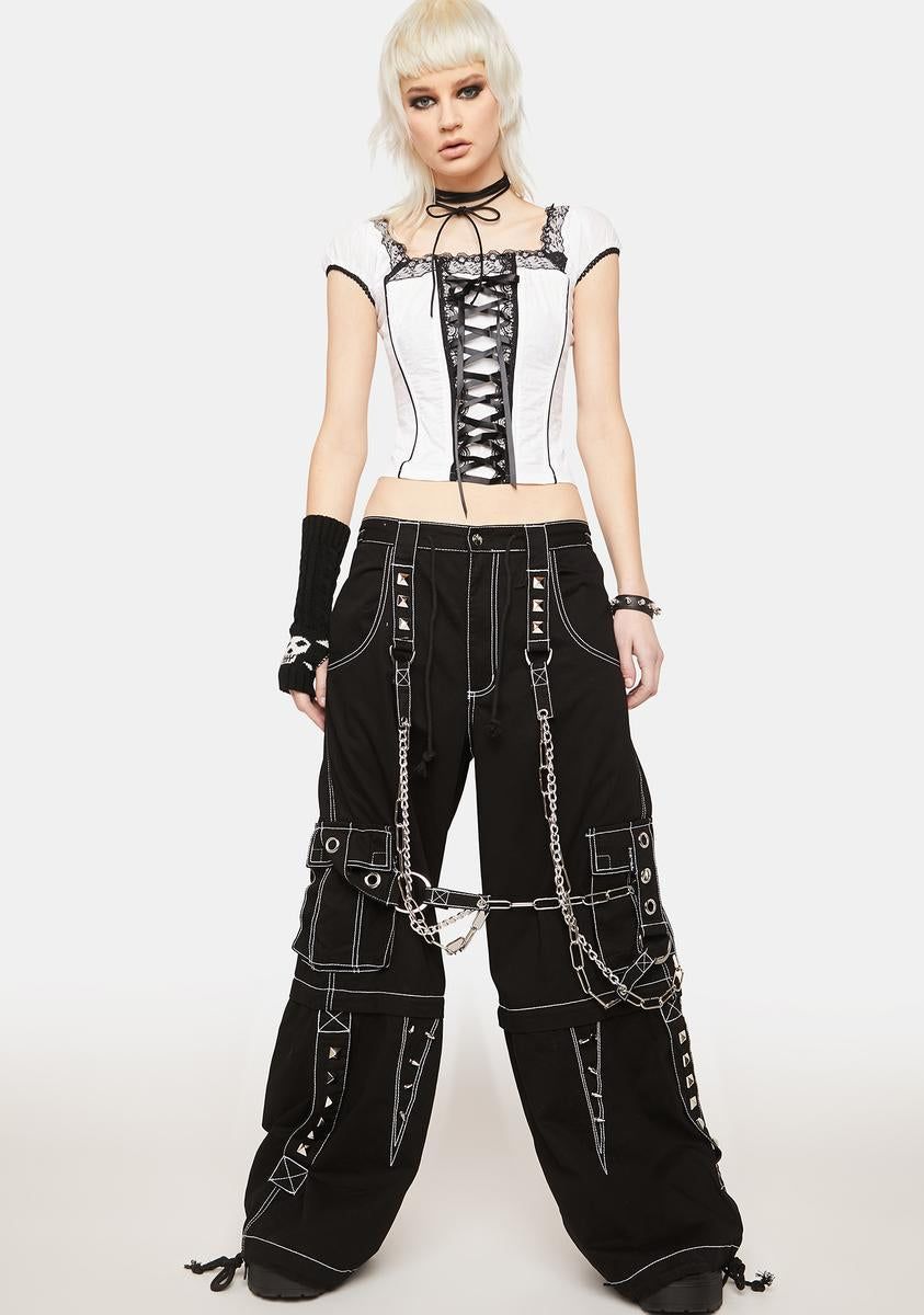 Black Dagger Wide Leg Pants sold by Dolls Kill product image thumbnail 3