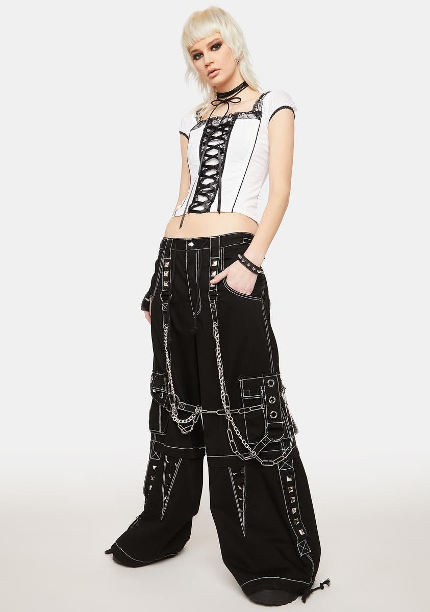 Black Dagger Wide Leg Pants sold by Dolls Kill product image thumbnail 2
