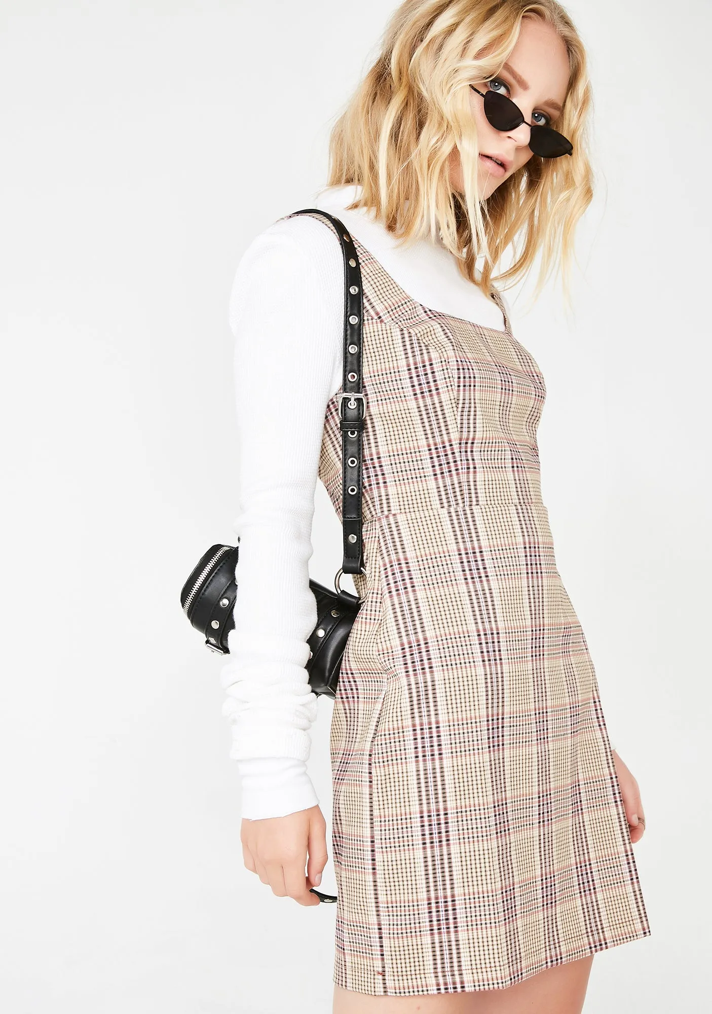 Busy Hustlin' Plaid Dress sold by Dolls Kill product image thumbnail 2