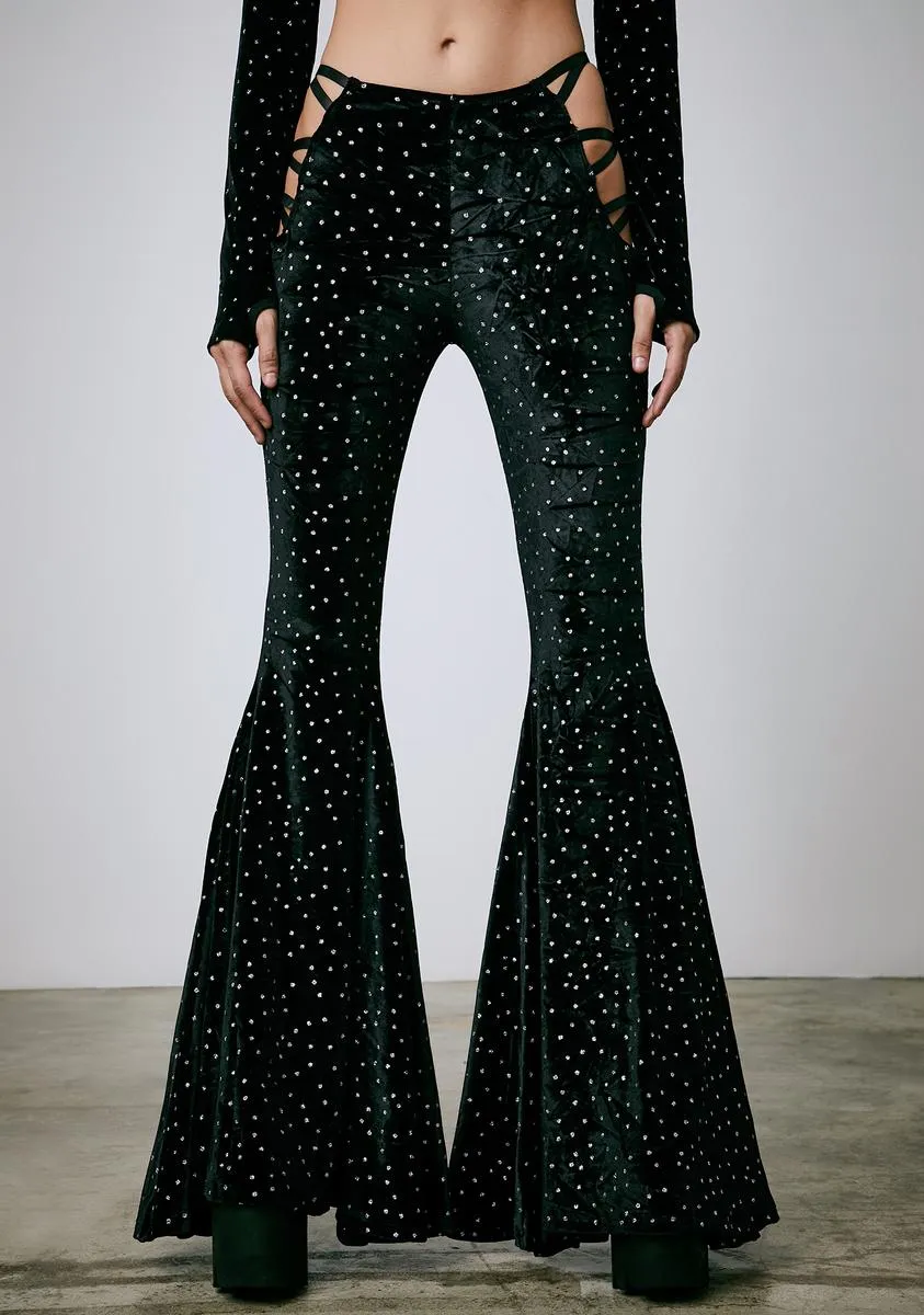 Shifting Gears Flare Pants sold by Dolls Kill