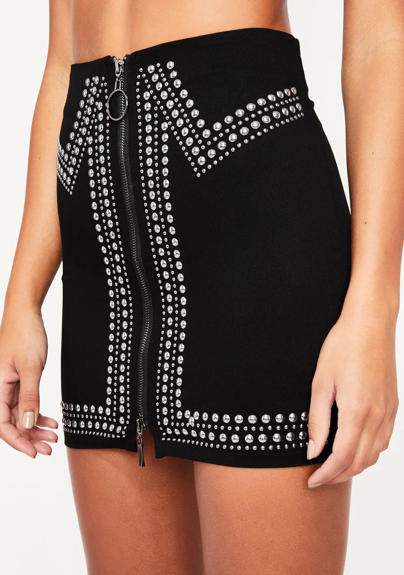 Rowdy Rebellion Mini Skirt sold by Dolls Kill