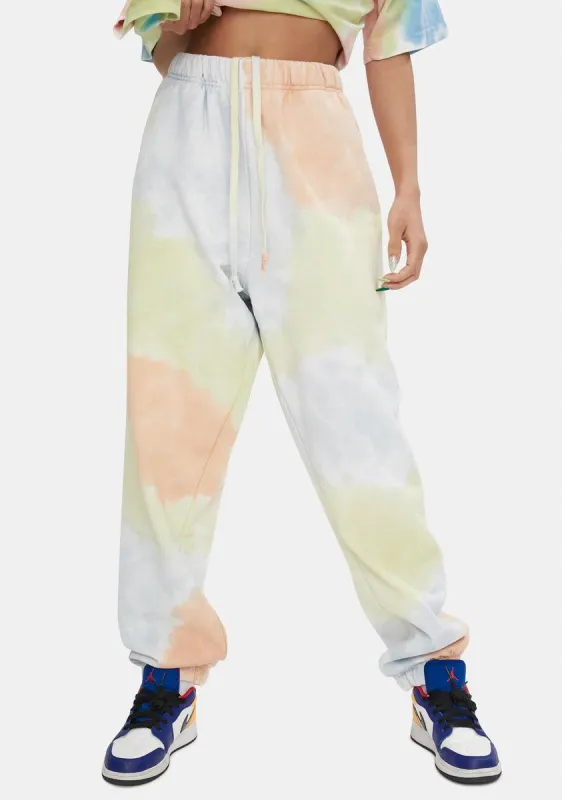 Sustainable Tie Dye Sweatpants sold by Dolls Kill