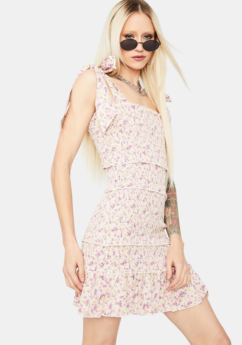 Fig Love What Matters Floral Mini Dress sold by Dolls Kill product image thumbnail 2
