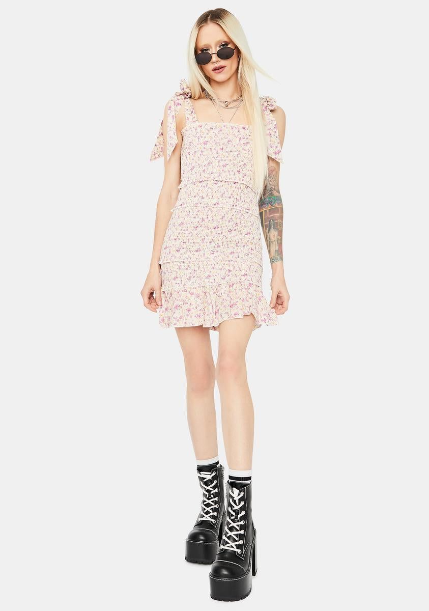 Fig Love What Matters Floral Mini Dress sold by Dolls Kill product image thumbnail 3