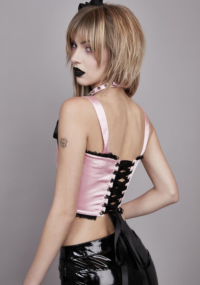 Sweet Sinful Sanctuary Corset Top sold by Dolls Kill product image thumbnail 4