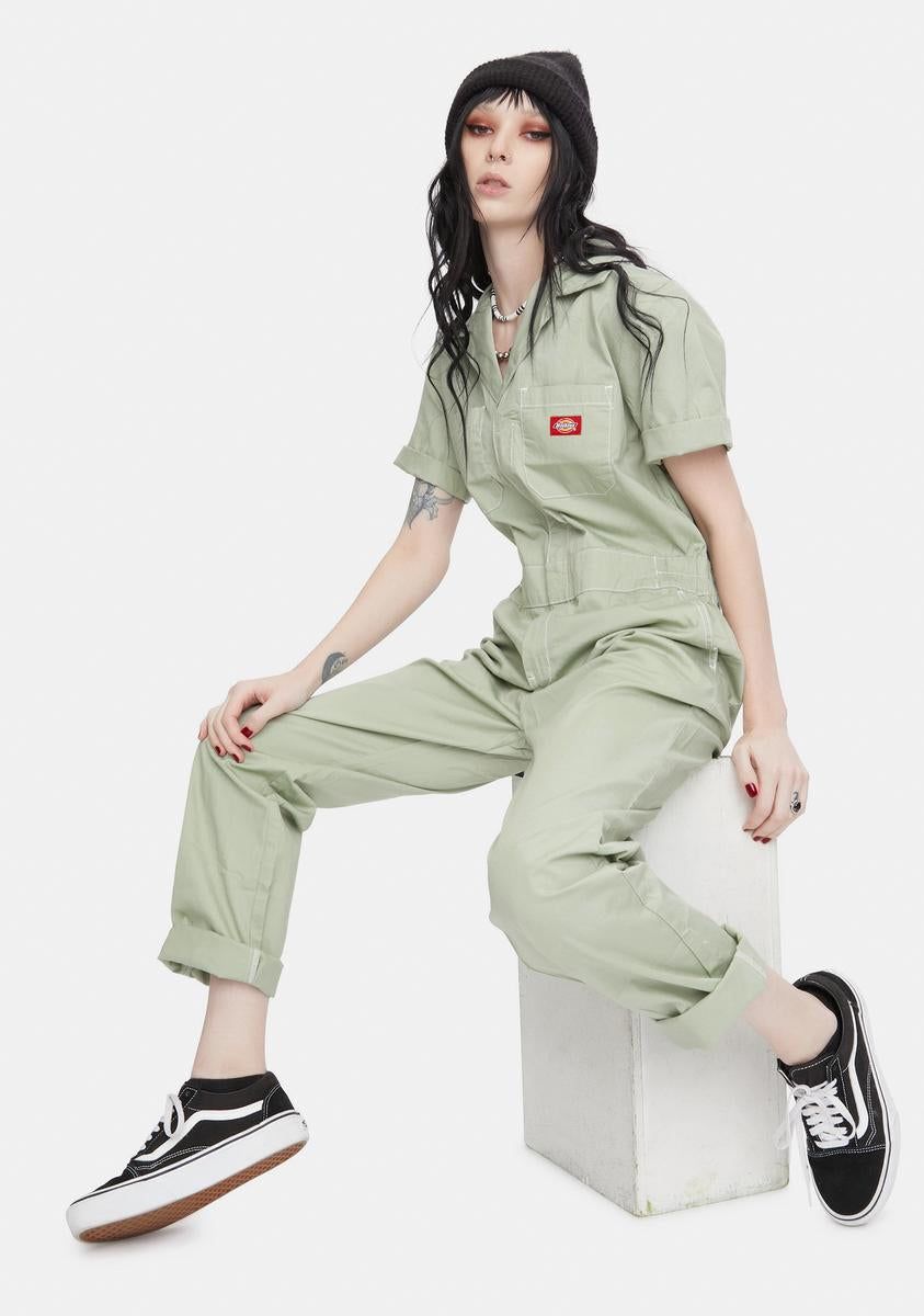 Sage Worker Coveralls sold by Dolls Kill product image thumbnail 3
