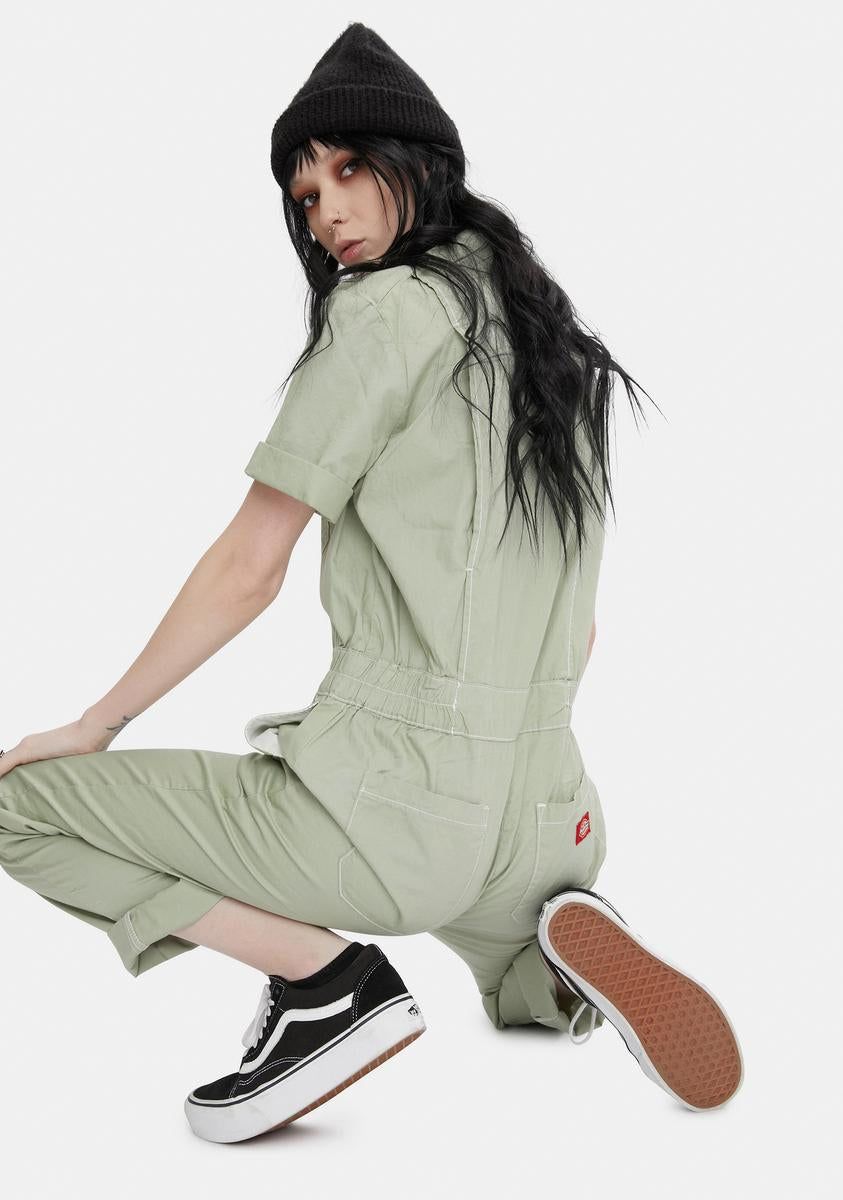 Sage Worker Coveralls sold by Dolls Kill product image thumbnail 4