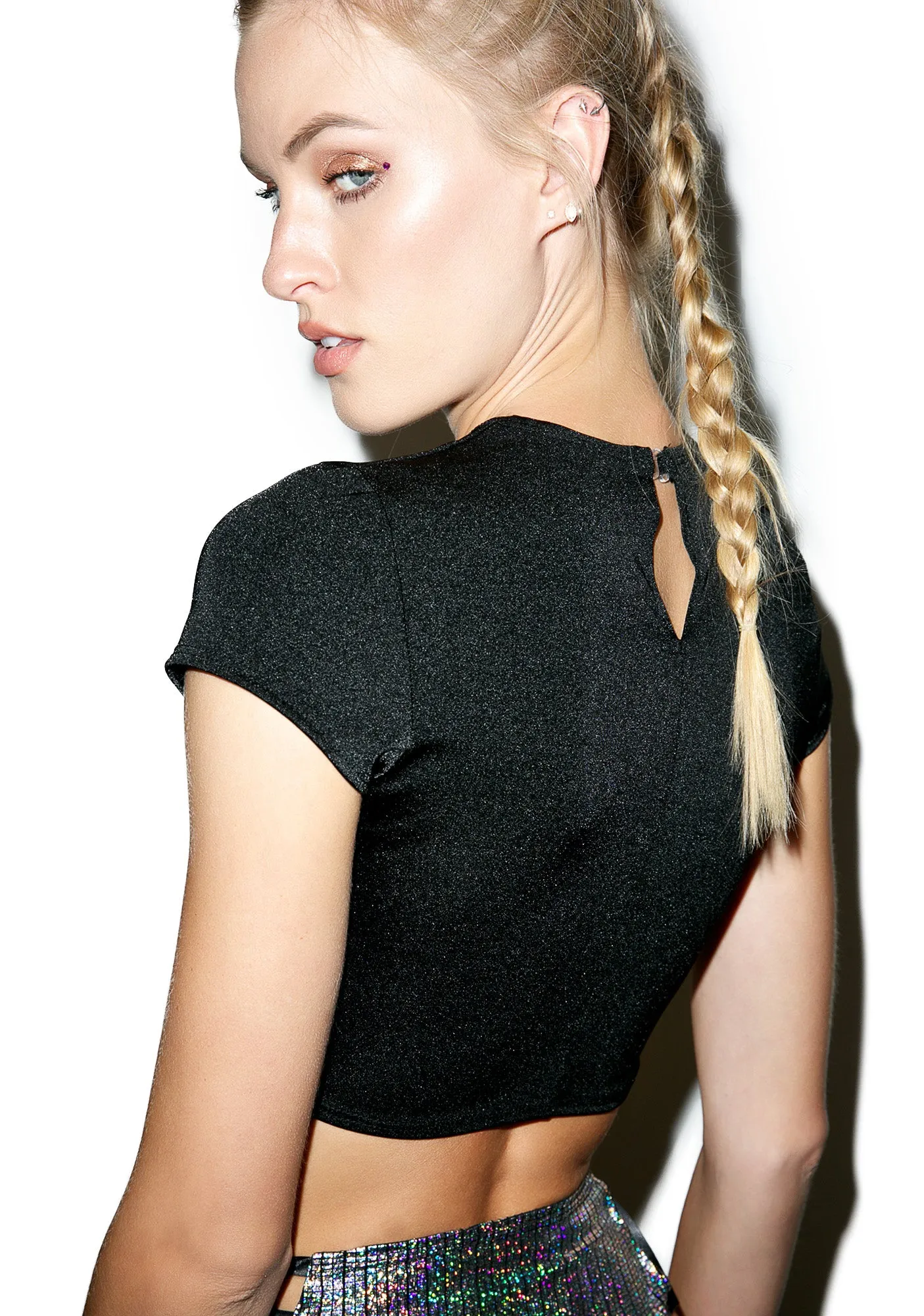 Collider Crop Top sold by Dolls Kill