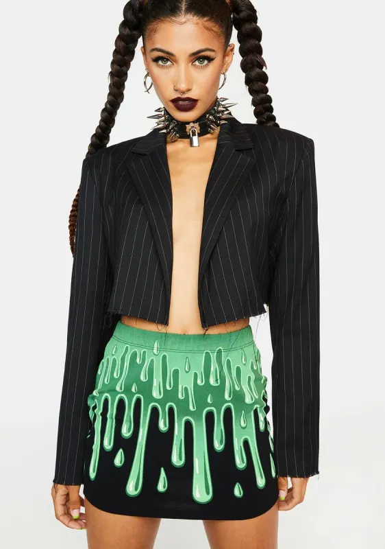 Ur So Slimey Mini Skirt sold by Dolls Kill