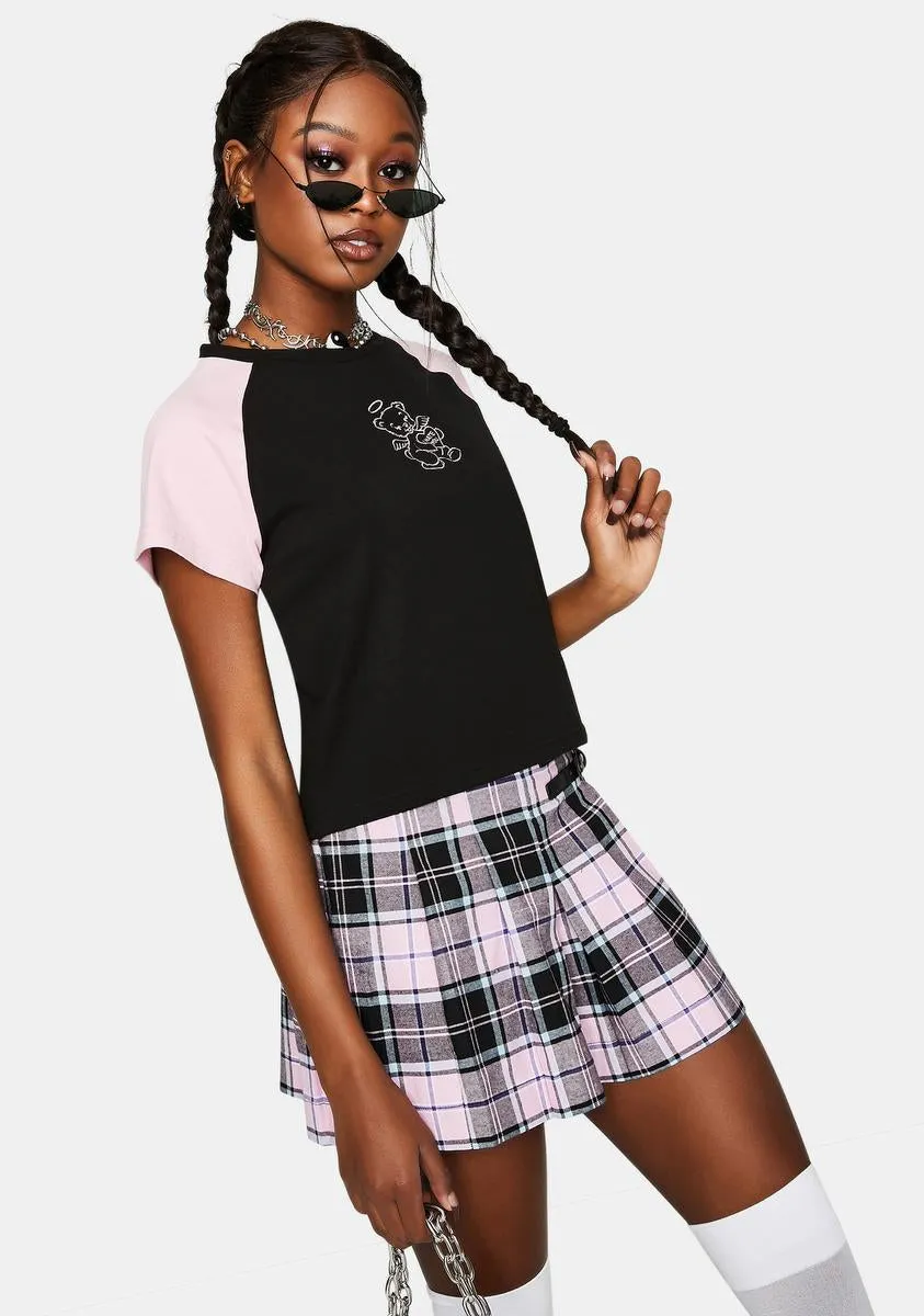 Hater Raglan Crop Tee sold by Dolls Kill product image thumbnail 2