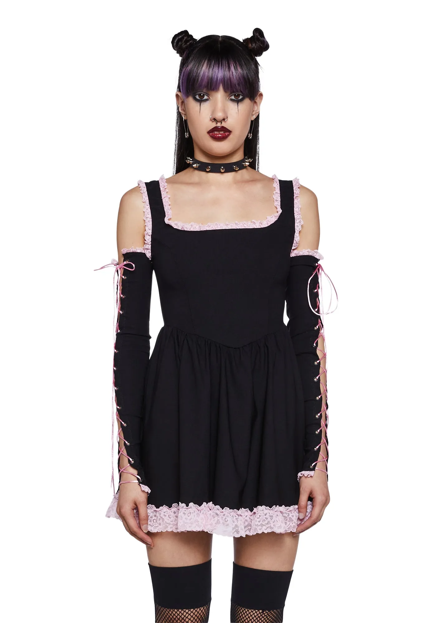 Get Your Way Mini Dress - Pink sold by Dolls Kill