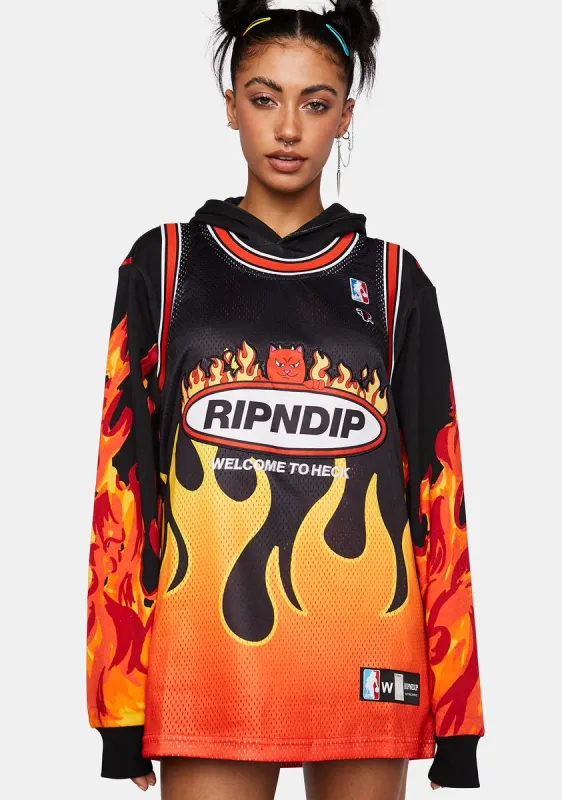 Welcome To Heck Basketball Jersey sold by Dolls Kill