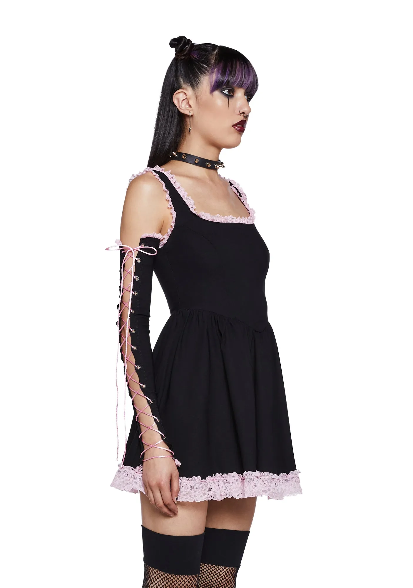 Get Your Way Mini Dress - Pink sold by Dolls Kill product image thumbnail 3
