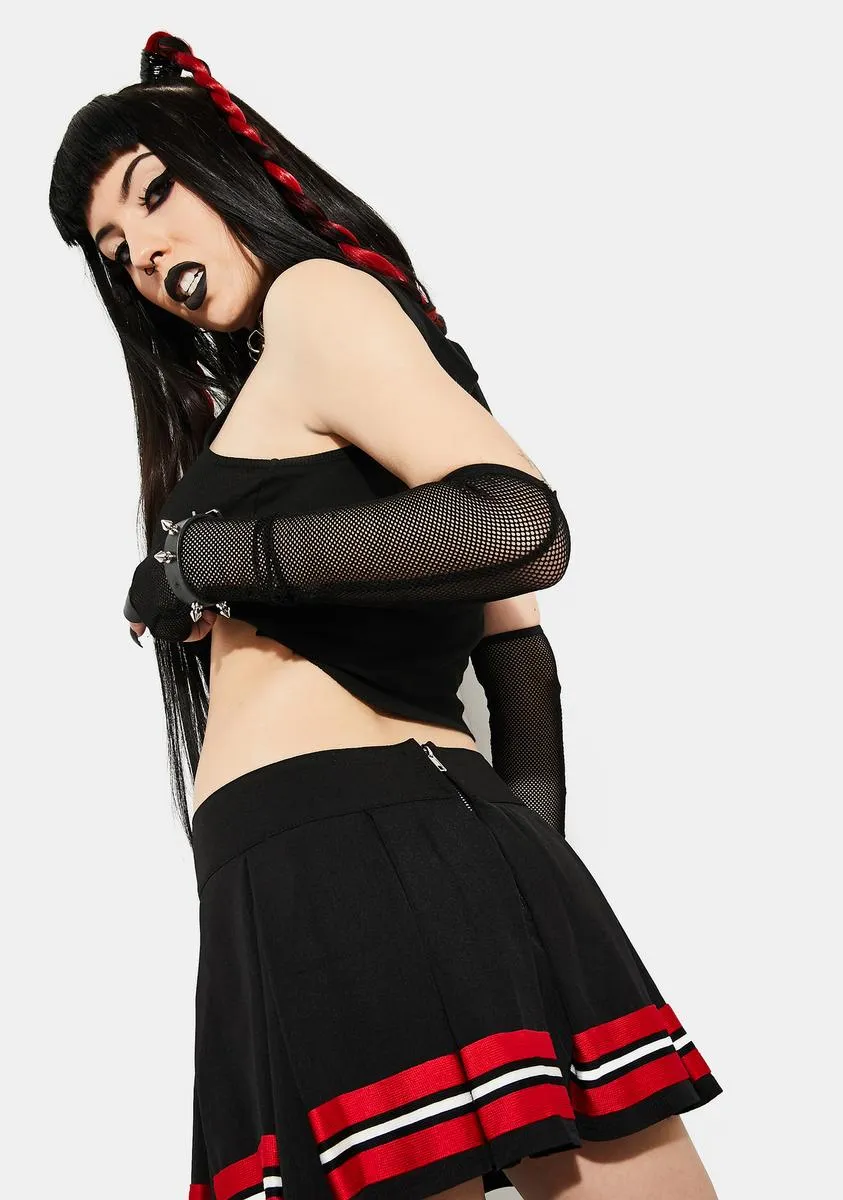 Chaotic Evil Graphic Crop Top sold by Dolls Kill product image thumbnail 4