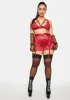 Plus Garnet Romance Lingerie Set sold by Dolls Kill