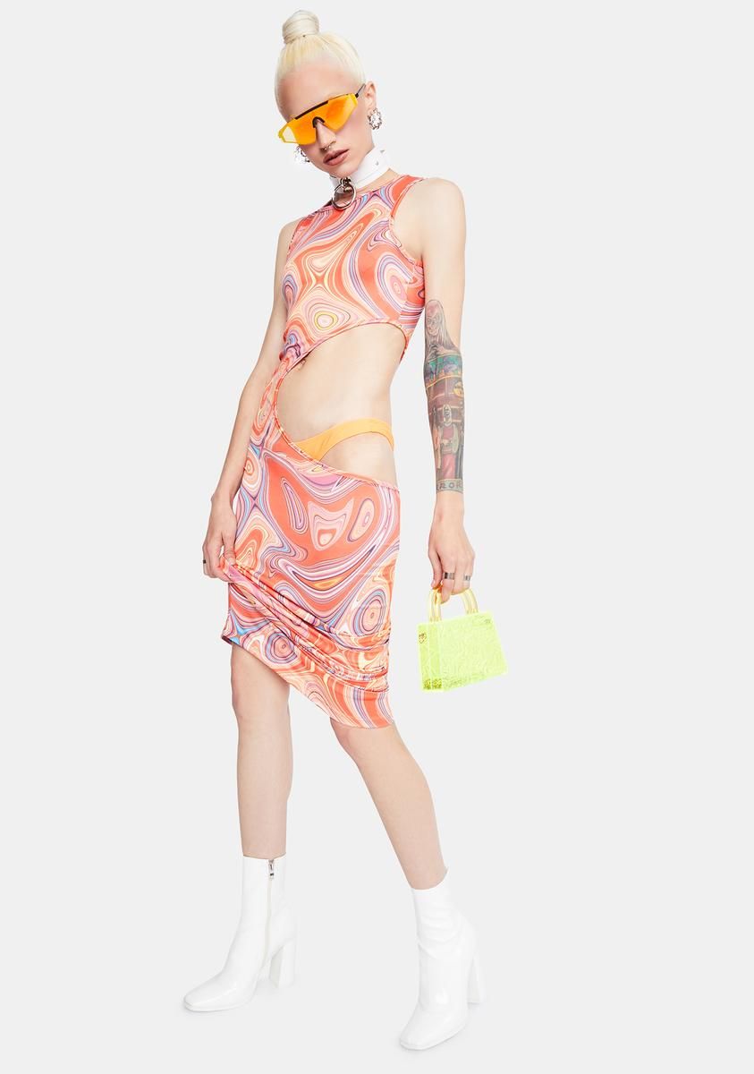 Sound The Sirens Mesh Maxi Dress sold by Dolls Kill product image thumbnail 3