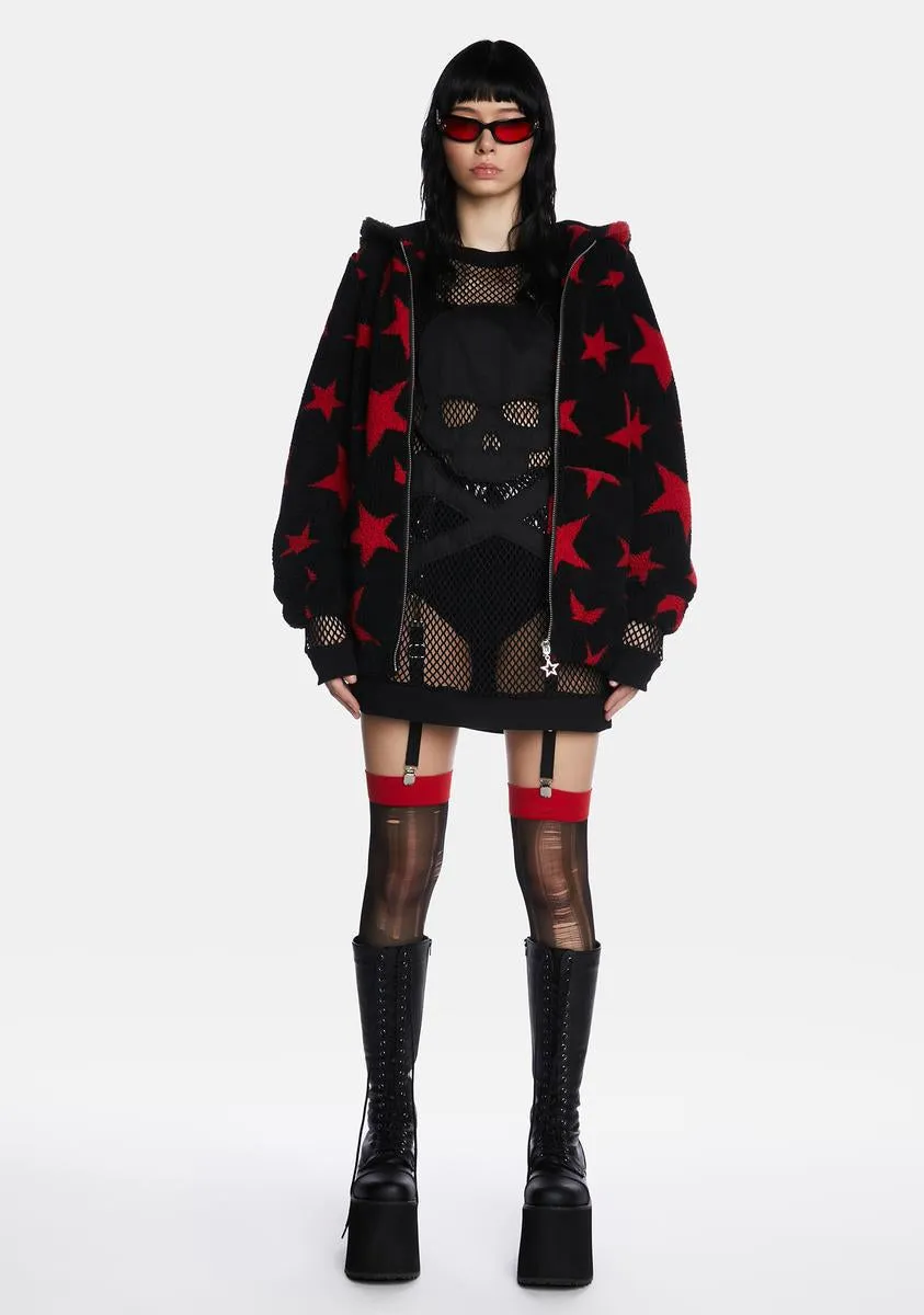 Hellbound Hottie Fishnet Top sold by Dolls Kill product image thumbnail 3