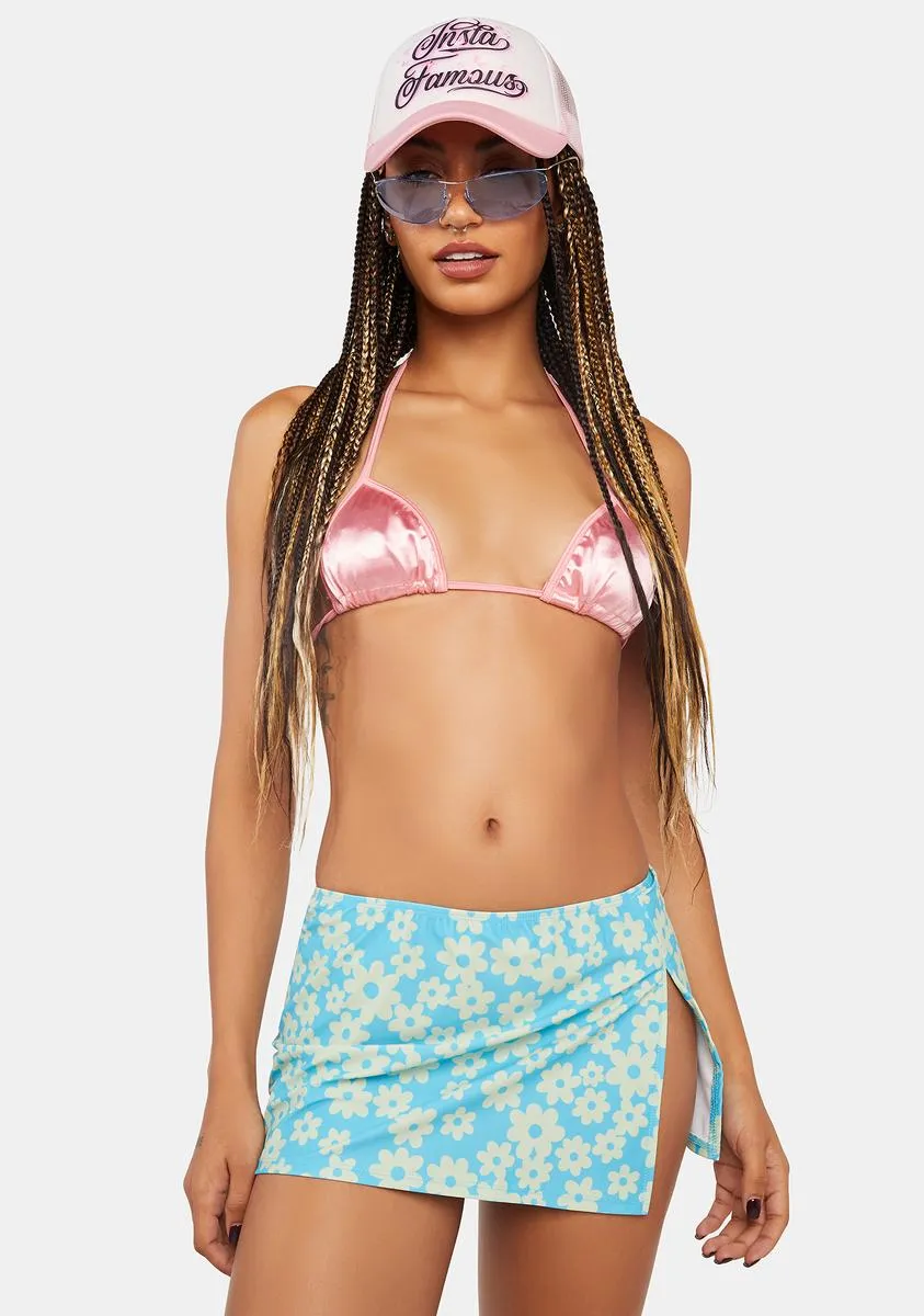 Retro Daisy Blue Sibita Mini Skirt sold by Dolls Kill product image thumbnail 2