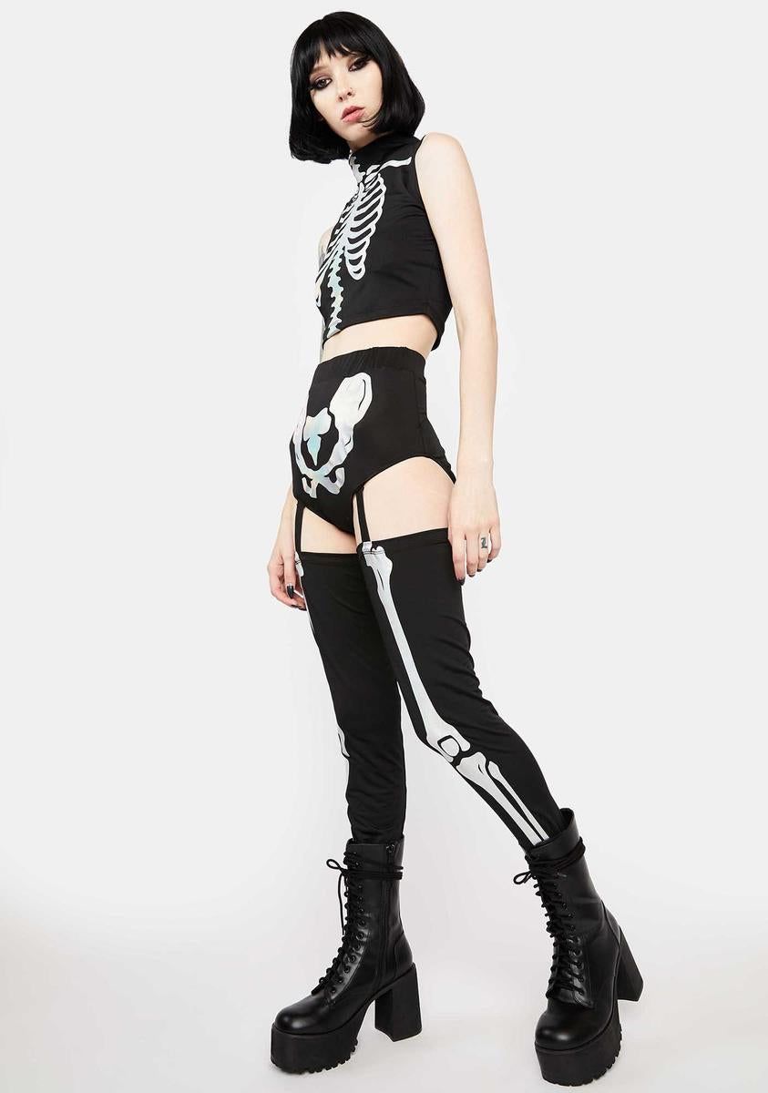 Cosmic Skeleton Costume Set sold by Dolls Kill product image thumbnail 3