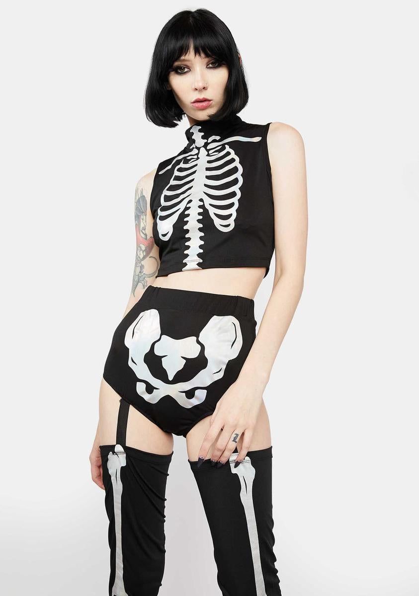 Cosmic Skeleton Costume Set sold by Dolls Kill