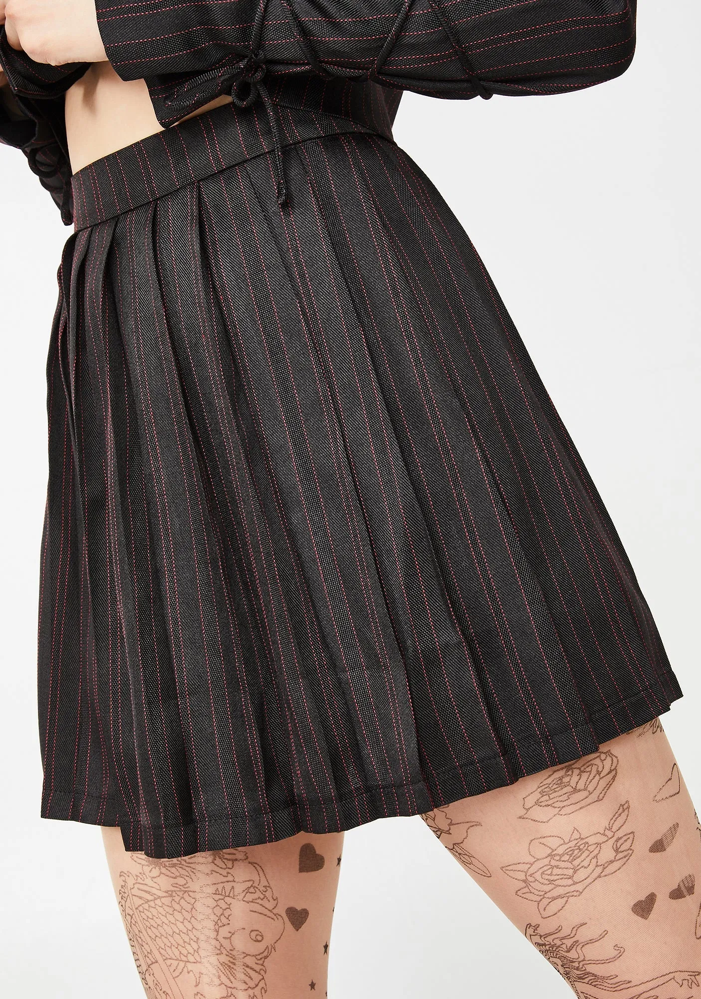 Head Mistress Pleated Skirt sold by Dolls Kill