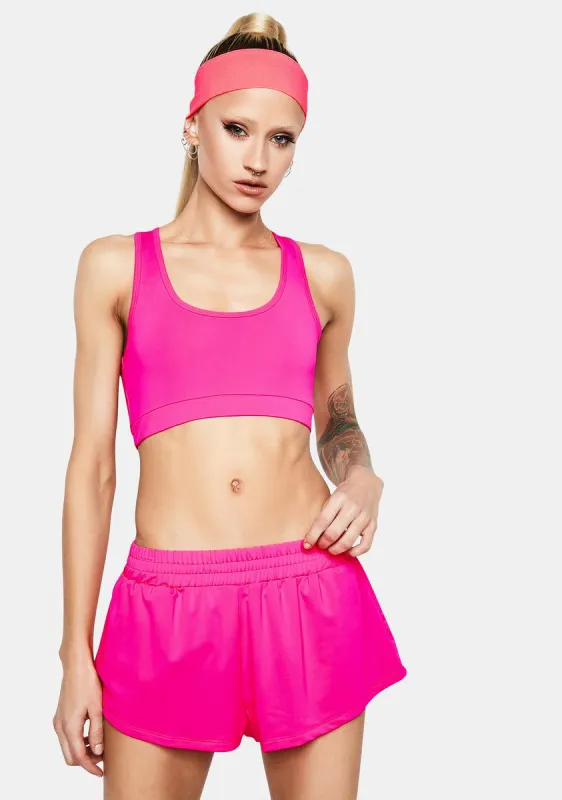 Gym Bunny Racerback Sports Bra sold by Dolls Kill