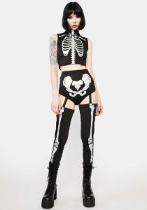 Cosmic Skeleton Costume Set sold by Dolls Kill