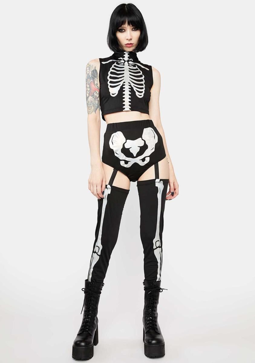 Cosmic Skeleton Costume Set sold by Dolls Kill product image thumbnail 2