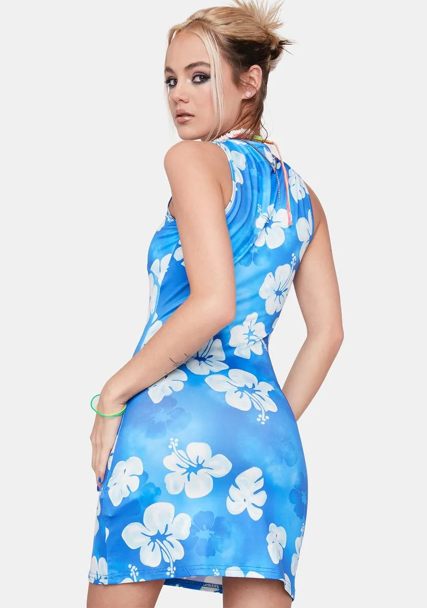 Paradise In Mind Print Dress sold by Dolls Kill product image thumbnail 4