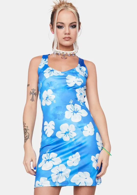 Paradise In Mind Print Dress sold by Dolls Kill