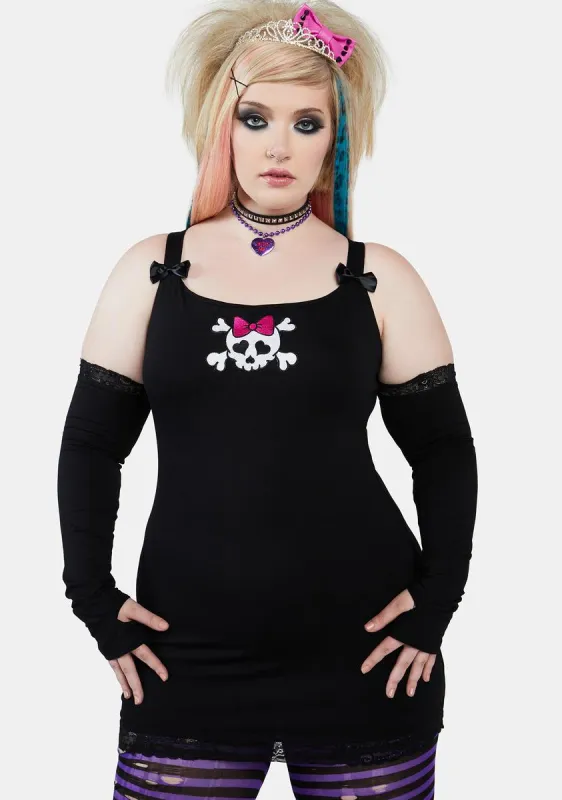Plus Friend Request Mini Dress sold by Dolls Kill