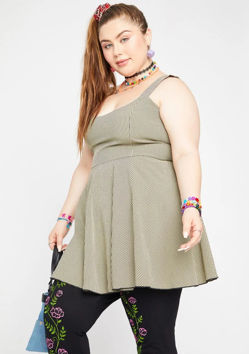 Plus What's The 411 Gingham Dress sold by Dolls Kill product image thumbnail 2