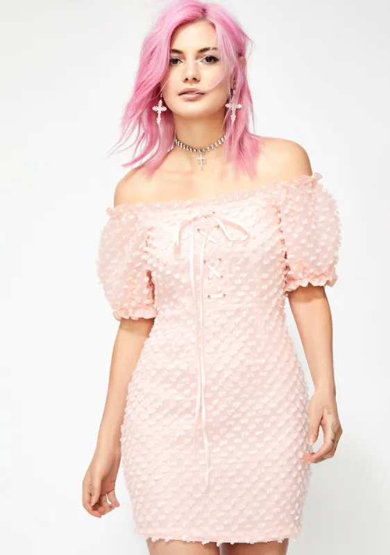 Just Peachy BB Mini Dress sold by Dolls Kill