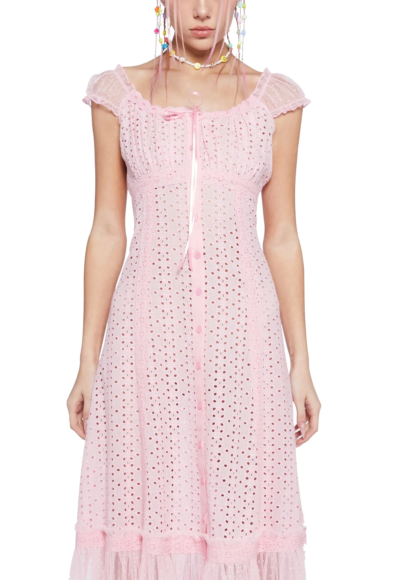 Junebug Feels Maxi Dress - Pink sold by Dolls Kill product image thumbnail 2