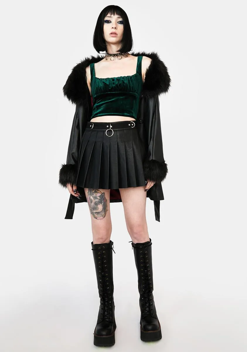 Fine Form Velvet Crop Tank sold by Dolls Kill product image thumbnail 3