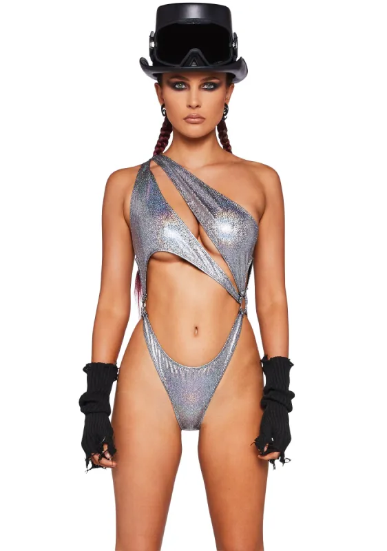 Prism Moonwalk Cut-Out Bodysuit sold by Dolls Kill