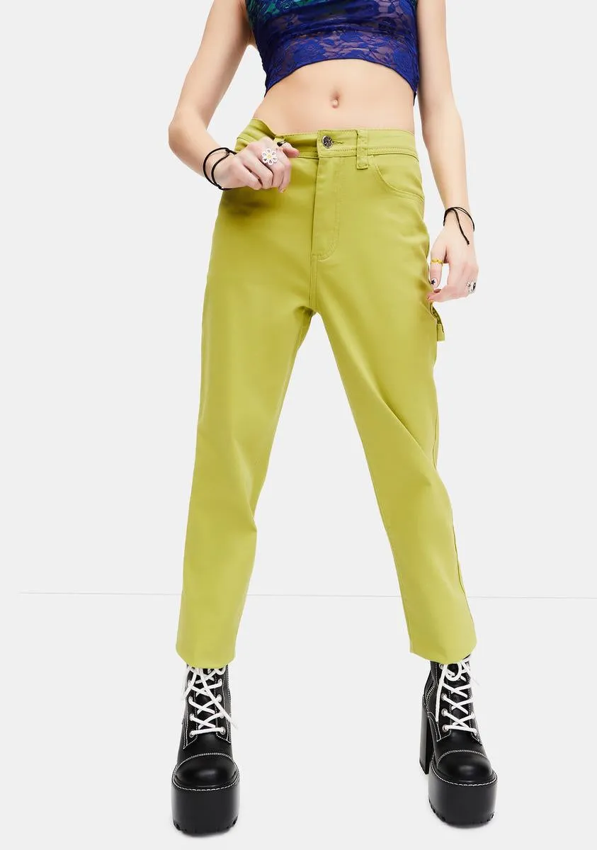 Not Ur Teachers Pet Twill Carpenter Pants sold by Dolls Kill