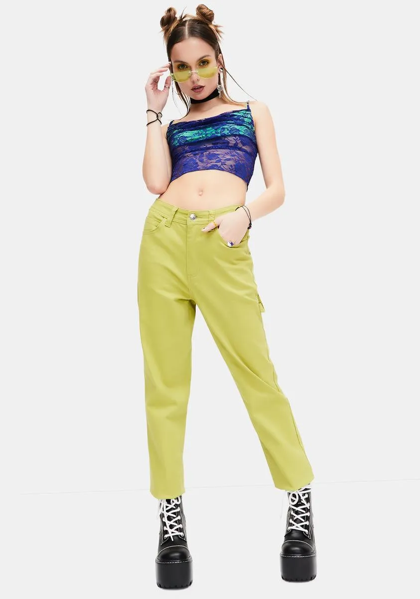 Not Ur Teachers Pet Twill Carpenter Pants sold by Dolls Kill product image thumbnail 3