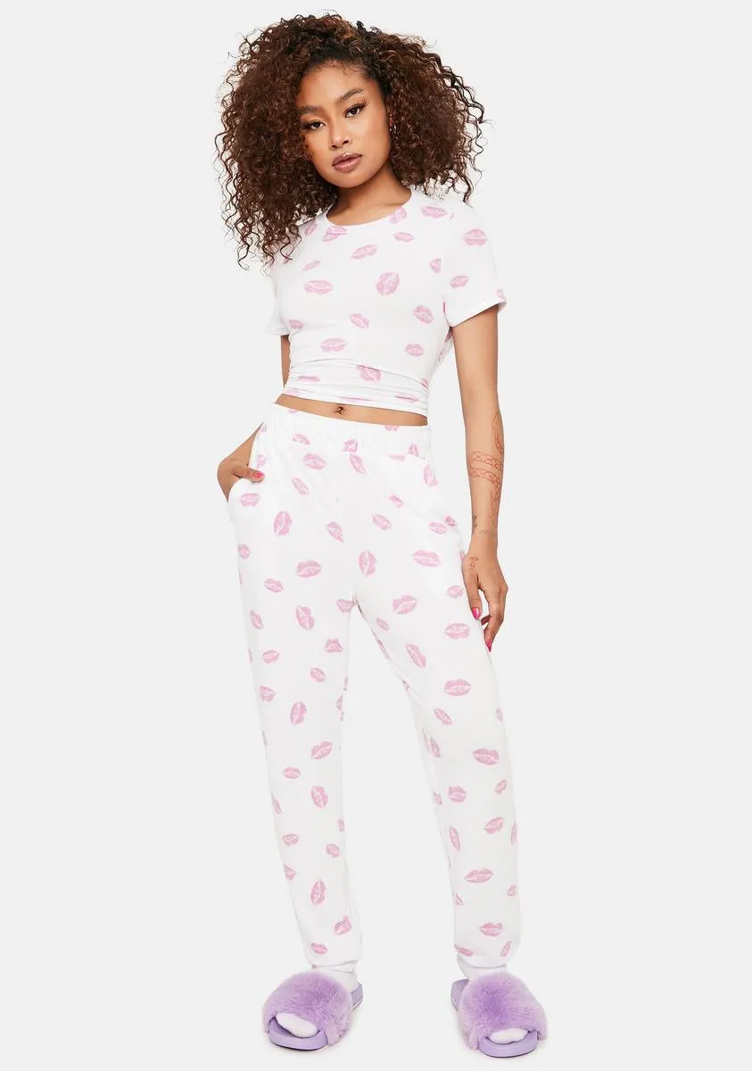 Lip Smack Printed Sweatpants sold by Dolls Kill product image thumbnail 2