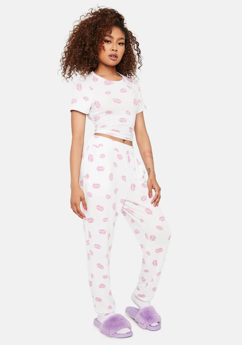 Lip Smack Printed Sweatpants sold by Dolls Kill product image thumbnail 3