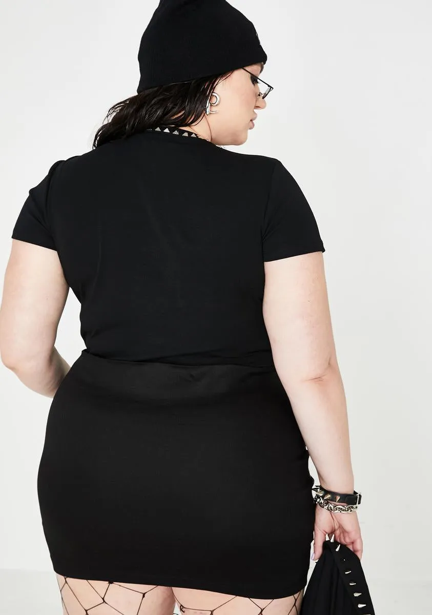 Plus Cash Strapped Mini Skirt sold by Dolls Kill product image thumbnail 4