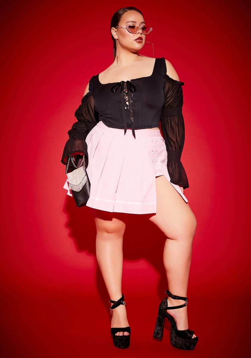 Lil Long List Of Lovers Corset Lace Top sold by Dolls Kill product image thumbnail 3