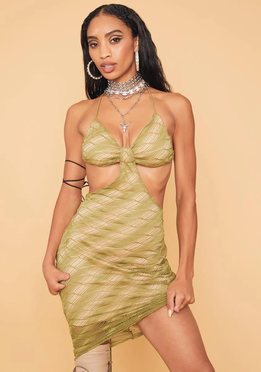 My Parade Cutout Midi Dress sold by Dolls Kill